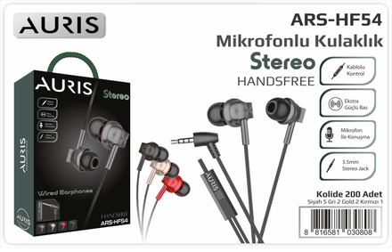Auris HF54 Mikrofonlu Kulaklık Mix